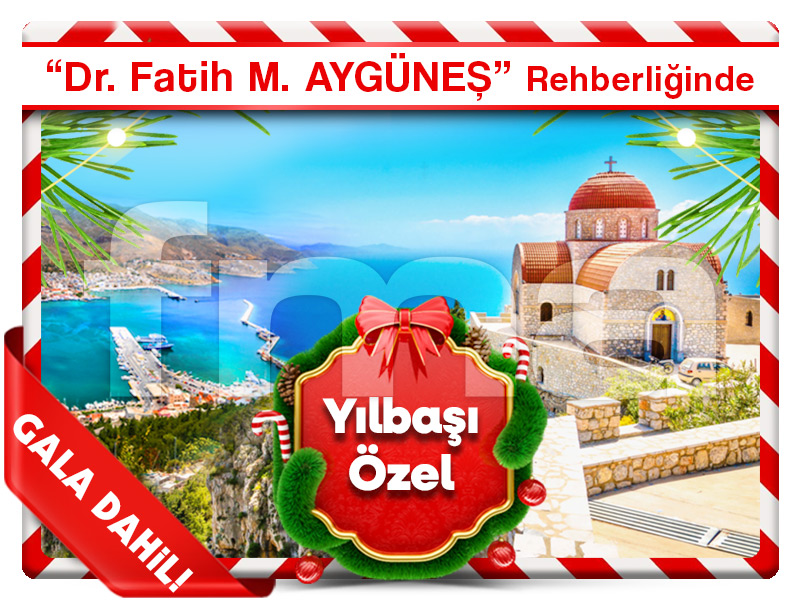 KOS ve KALYMNOS TURU ''YILBAŞI ÖZEL'' Yeni Yıl Eğlencesi Dahil!