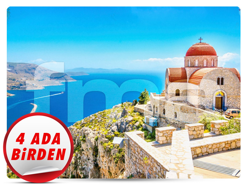 4 ADA BİRDEN ''KOS - KALYMNOS - PSERIMOS - PLATI TURU'' 3 Gün - 2 Gece