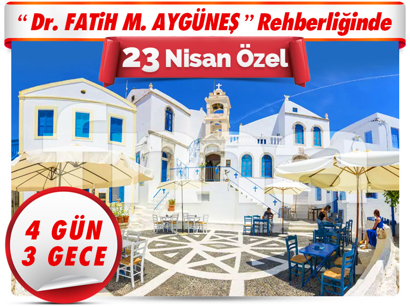 5 ADA BİRDEN ''KOS - KALYMNOS - NISYROS - PSERIMOS - PLATI''  - 23 Nisan Özel -
