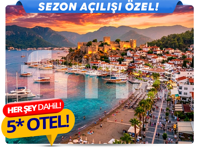 MARMARİS - DALYAN - İZTUZU PLAJI ''Sezon Açılışı Özel!''