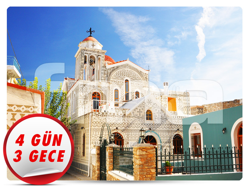 Büyük SAKIZ (CHIOS) ADASI - 4 Gün - 3 Gece (Haziran)