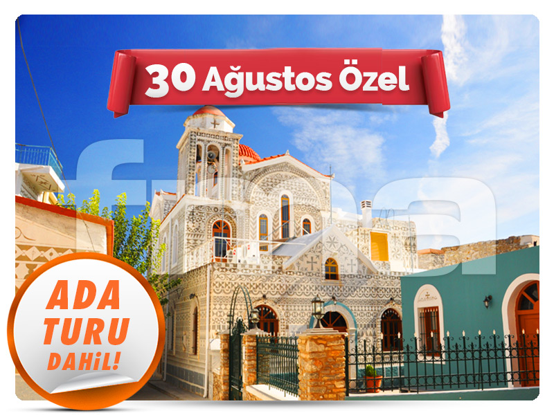 İzmir Çıkışlı Günübirlik GÜNEY SAKIZ ADASI TURU ''30 Ağustos Özel''
