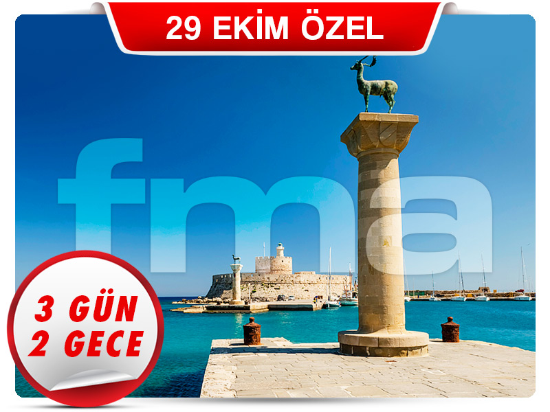RODOS ADASI TURU ''Symi Adası Farkı ile'' 3 Gün - 2 Gece