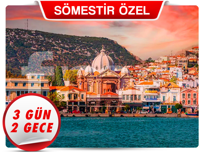 Büyük MİDİLLİ (LESBOS) ADASI TURU - 3 Gün - 2 Gece (Sömestir Özel)