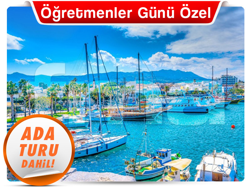 İzmir Çıkışlı Günübirlik KOS ADASI TURU (Öğretmenler Günü Özel)