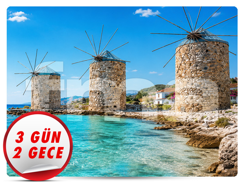 Büyük SAKIZ (CHIOS) ADASI - 3 Gün - 2 Gece